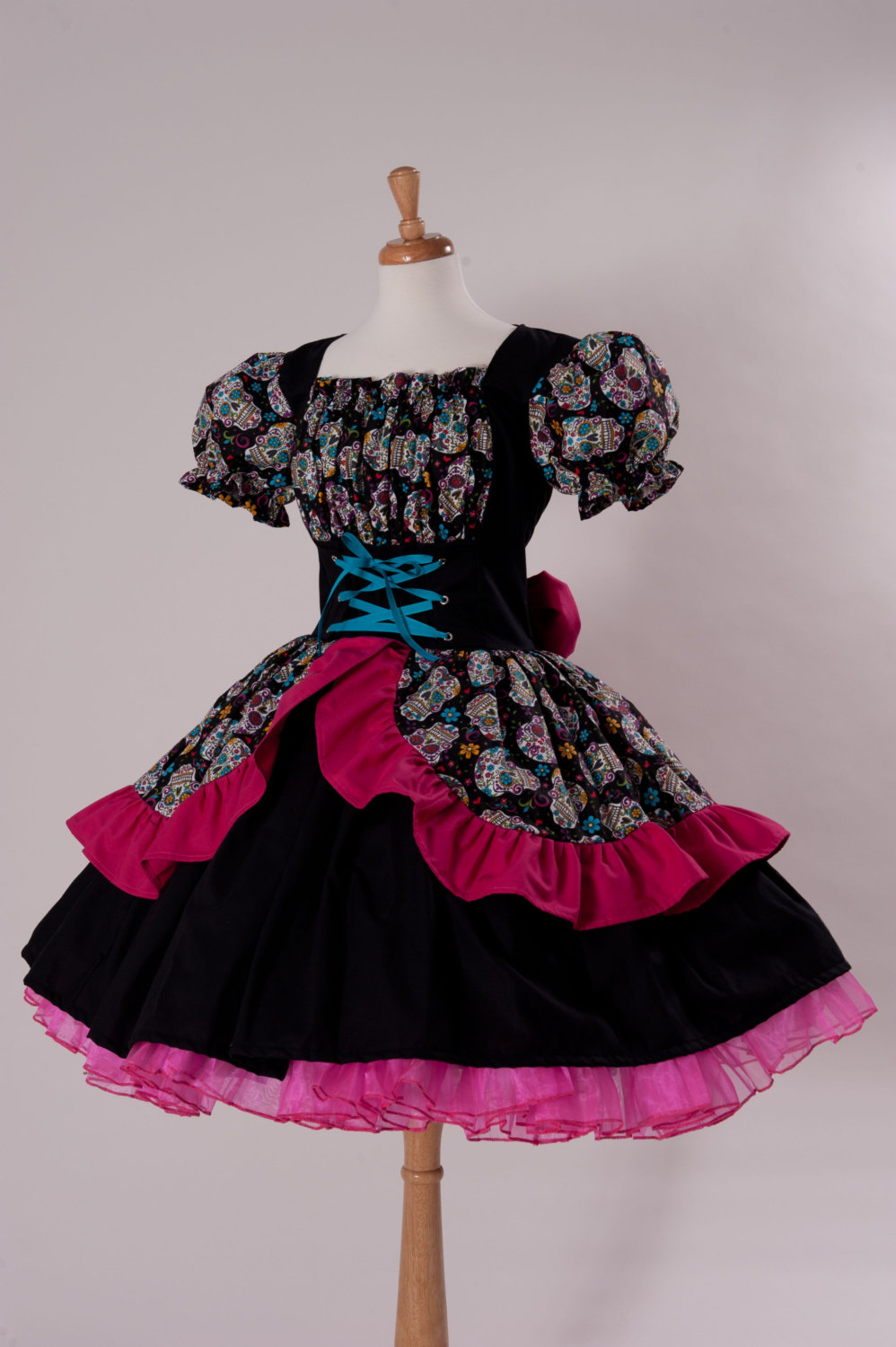 Day Of The Dead Dress Cinco De Mayo Costume Sugar Skulls Halloween
