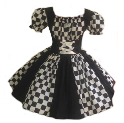 black and white dress halloween costume
