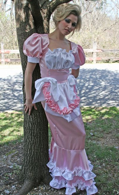 Long Swiss Maid Hobble Dress Cos